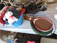 Racquetball Racquets and Hats