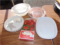 Pyrex Fire King and Cookie Cutters