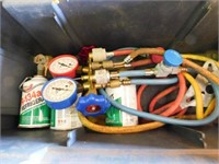 Air Conditioning gauges and 134A Freon