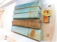 Plastic container of welding rod guards (no rods)
