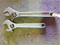 15" and 18" adjustable wrenches
