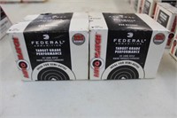 (2) boxes of Federal .22 LR