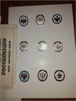 9 RUSSIAN PINS