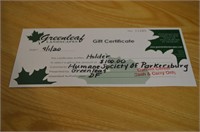 Greenleaf Landscapes Gift Certificate