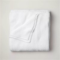 Casaluna Full/Queen Chunky Knit Bed Blanket White