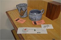 2 Stoneware Cups & Gift Card