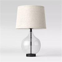 Threshold Large Glass Gourd Table Lamp Clear