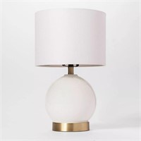 Cloud Island Glass Table Lamp White