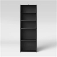 Room Essentials 5 Shelf Bookcase Black
