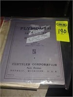 Plymouth Parts List 1936 Book