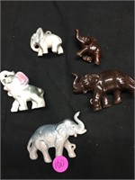 Cute Vintage Ceramic Collectible Elephants