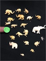 TEENIE TINY Vintage Ceramic Collectible Elephants