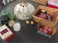 Fall Christmas Candles Lots New Basket Deal