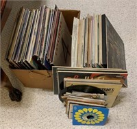 Lot of Vinyl Lp's & 45's