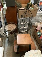 Stools, Plant Stand & Wire Décor
