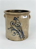 Bird Decorated Stoneware 6 Gallon Crock