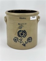 W. Hart & Co. Ogdensburgh Floral Decorated Crock