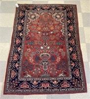 Oriental Throw Rug - 45 inches x 64 inches