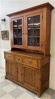 Early Pine Pennsylvania Step Back Cupboard