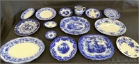 Group of Flow Blue China