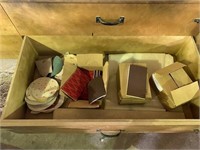 Contents of 4 Drawers (Sanding Paper, Etc.)