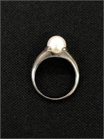 Cartier Black Onyx & Pearl Ring