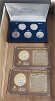 5 Coin Replica Sets of Silver Dollars