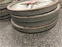 Four Troy 45LB Weights