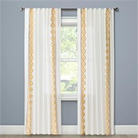 Opalhouse 63"x50" Curtain Panel White/Yellow