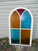 Large Curved Stained Glass Window