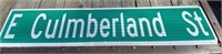 Culmberland Street Sign