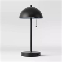 Project 62 Metal Dome Table Lamp Black
