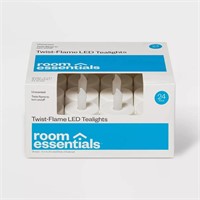 Room Essentials 1.5" x 1.4" 24 FlamelessTealights