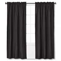 Eclipse 42" X 63" Curtain Panel Black