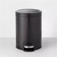 Made by Design 5L Step Trash Can Black