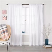 Opalhouse 84"x42" Crushed Sheer Curtain Panel
