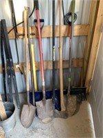 Lg. asst. of yard & garden tools
