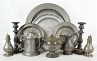 ASSORTED PEWTER WARE