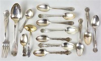 ASSORTED STERLING SILVER FLATWARE