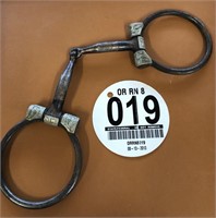 Tag #19 Sweet Iron Ring Snaffle w/German silver