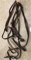 Tag #40 Vintage Headstall and matching reins