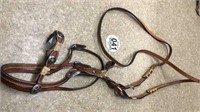 Tag #4 Weaver Headstall w/matching single reins