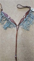 Tag #932 Breast Collar w/ Turquoise fringe