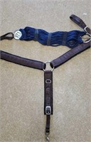 Tag #971 Box of leather headstall, Halters, leads
