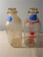 2 Quart Size PA Milk Bottles