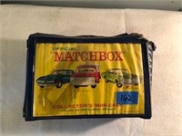 Vintage Matchbox Mini Case With Assorted Cars