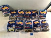 11 Assorted Hot Wheels Cars In Package