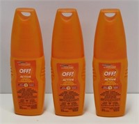 (3) OFF ACTIVE PUMP SPRAY INSECT REPELLANT