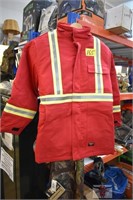 Fire Resistant High Visibility Winter Parka Size L