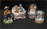 FIGURINES, SNO GLOBES COLLECTIBLES LOT